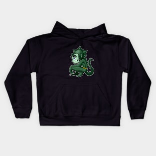 Green Dragon Boy Kids Hoodie